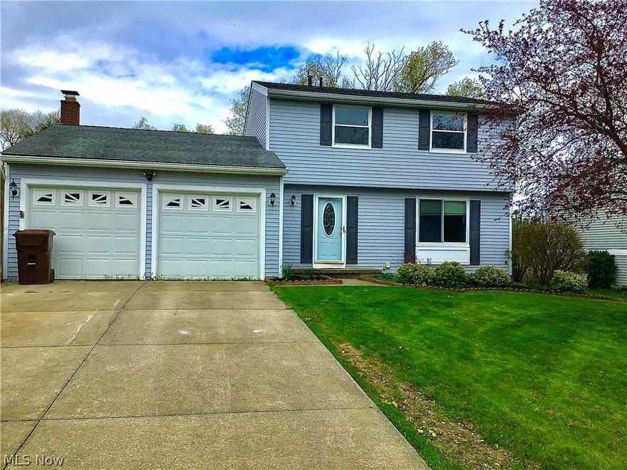 Nicely reconditioned colonial style house with full finished basement. Neutral colors and move in ready.  Nice pond for fishing, ice skating and to just enjoy the view.  Family room with a fireplace, huge walk-in master closet.  Allowance for grading and seeding back yard.