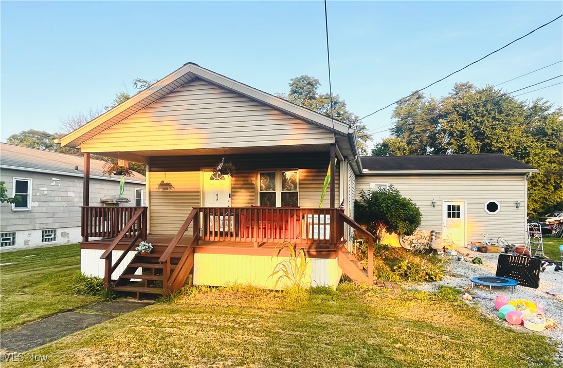 Read all! This is truly a unique property. Are you ready for that investment property you have been looking for? That small business you have been wanting to start could be one step closer! This one has multiple options for you to choose from! Let's start with the 2 bed, 2 bath ranch home that has a full, partially finished basement with a bonus room and full bath. There is also a large rec-room off of the main house. Washer, dryer, refrigerator, stove, and water softener all convey. Could be home or even a rental. A covered cement patio off of the rec-room that is perfect for relaxing connects to the large 32 x 60 x 16 pole barn/outbuilding. Built in 2015 with 220 amp electric service, steel roof and siding, 6"concrete floors, 14 ft large door, and there is MORE! A full upper loft apartment with living room and bedroom and the lower level has a full kitchen with newer cupboards, bath and laundry. An upper loft area for storage in the main part of the building with a full set of steps and room below it as well. This is a blank canvas waiting for you to make it what you have been waiting for! The location is a great mix of small town living but busy enough for business too. The mix that it offers could be a great investment. Live in the house and rent out the building and loft apartment. Live in the loft and run your business in the building and rent out the house. Live in the house and rent out your loft apartment to an on site employee. Put your wife in the house and you live in the garage happily ever after...just don't tell my husband that idea! Please call me to buy it today before he finds out!