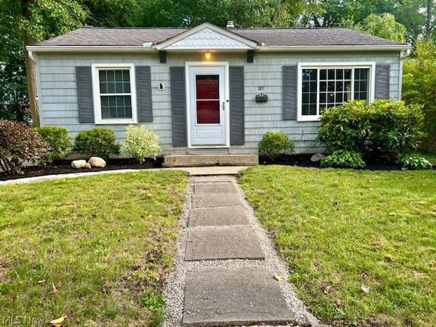 Charming and move-in ready, this 2-bedroom, 1-bath ranch offers easy one-floor living with thoughtful updates throughout. Fresh paint and newer flooring create a bright, welcoming feel from the moment you walk in. The updated kitchen features modern finishes and plenty of cabinet space, making meal prep both functional and stylish. The refreshed bathroom continues the updated look with clean, contemporary touches. Both bedrooms are comfortably sized with great natural light, and the layout offers a cozy yet practical flow. Outside, enjoy relaxing or entertaining on the back patio overlooking the yard. A attached 1-car garage provides convenient parking and extra storage space. Perfect for first-time buyers, downsizers, or anyone looking for low-maintenance living!