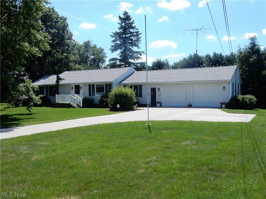 This immaculately clean home is priced to sell. Situated on 2 level acres with a beautifully landscaped yard. You won't find a better house in this price range. The sellers have maintained and updated this home since it was new. It isn't every day you will find a one owner home this spectacular and well cared for. There is like new carpet, Berber in the dining, family and bed rooms and plush in the living room. Both bathrooms have been updated. The custom kitchen was remodeled by Johanning from Louisville. You will find ample space in the solid cherry cabinets and fall in love with the granite counter top. Make sure you look in the cupboards, there are some special treats, like the easy glide shelves and specialty spice cabinet. Off the family room, enjoy space to entertain in the screened porch (2015) which leads to the 19'x14' deck. There is a lint trap from the washer to protect the sump pump from lint. A lawn service that feeds, aerates and adds lime is paid through Dec. 2016. In t