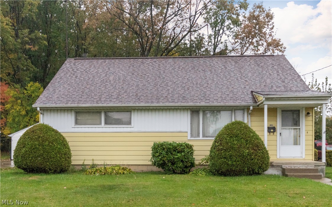 Check out this awesome home at 1906 Irene Ave NW in Warren OH! This 3 bed, 1 full bath home features nearly 1000 sq ft of living space! A 2 car detached garage is a nearly a mere steps away from the side entrance to the home. Walk into the nice sized eat in kitchen or the living room! 2 bedrooms downstairs and a full bath complete the first floor. The 2nd floor features a large open bedroom with hardwood floors! Located directly behind screen 3 of the Elm Road Drive In! A one year home warranty is provided by the Seller for Buyers peace of mind! The home is being sold as is. Cal today for more details or to schedule a private showing! Don't miss out!