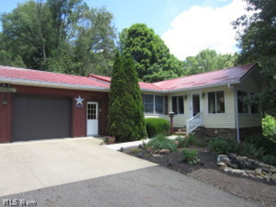Move in ready ranch open concept plan with new sunroom, steel roof and gutter covers. Offered as parcel #1 with 5.35 acres. Parcel #2 is 32.7 acres.