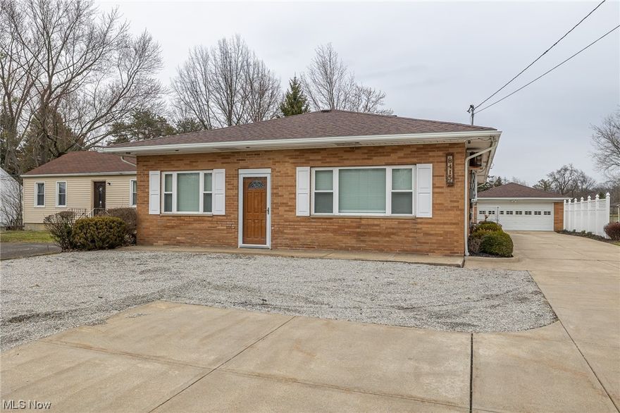 Great Opportunity to own your own business AND live there too! Or an investment property where you can rent out both spaces! This property features a single family home with 1,350 sq. ft. providing 2 beds, & a 1 full bath.  Inside this well maintained brick family home is a spacious living room, eat-in kitchen with ample cabinetry, and included appliances. The two sizable bedrooms down the hall offer original hardwood flooring and a full bath. Private entrance to the 1st floor retail side with 450 sq. ft., 2 half baths is acting as a salon/barber shop. The basement offers multiple large rooms including a laundry room and the owners originally housed a printing shop along with a show room. Outside there is plenty of parking, detached two car garage and fully fenced in yard completes this property. This mixed use commercial property is a dream for business owners offering so many opportunities. Bring your imagination and schedule your showing today.