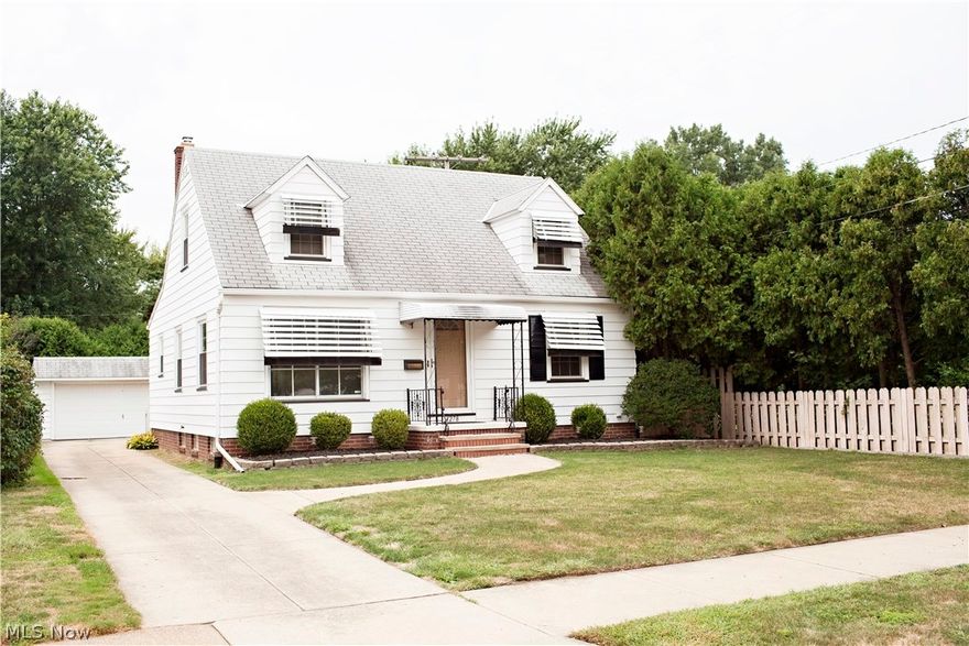 WOW! Back on the market never looked this great! Begin the new year right here...Get a Move On!  This expansive Cape Cod home fits you just right!  Well maintained with many updates including electrical & plumbing.  A bright and sunny living room is where your guests arrive. Adjacent space can serve as informal dining room.  The updated kitchen includes all appliances and is open to a large family room.  Two bedrooms down plus a beautifully renovated full bath!  The second floor features full carpet and flexibility for more bedroom spaces or studio. The full basement is partially finished with a full bathroom and has a dedicated workshop!  Enjoy the back deck with retractable awning  for late afternoon sunshine!  Current Owner & Previous Owner worked from home.  Superb location relative to all things Fairview, and easy access to airport and downtown CLE!