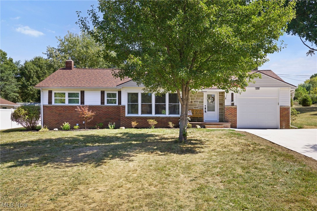 Welcome to 510 Sycamore Drive….This charming ranch is ready for you to call it home! Located on a serene city lot within Louisville City School district, this home is what you've been searching for! A new concrete drive, new garage door, landscaping, as well as a beautiful brand-new front door only add to the curb appeal this home offers. As you walk through the front door you will be greeted by a foyer complete with new LVP flooring, batten board wall feature and a large coat closet. Just off the foyer a spacious living room welcomes you in with new windows, fresh paint and newer carpet. Off the living room you will find the dining room boasting new LVP flooring and a new Anderson sliding glass door that gives access to the private backyard perfect for entertaining. The kitchen has been updated with shaker style cabinets, granite countertops, all new Frigidaire appliances, and subway tile backsplash. A new exterior door leads to the two-car tandem garage. Down the hall you will find three great sized bedrooms with spacious closets all with new lighting, carpet, and fresh paint. The full bath has been completely renovated from top to bottom with LVP flooring, new tub and surround, toilet, double vanity, and lighting. You will find that the lower level has been semi-finished and is ready for you to make it your own! Outside you will find a stone patio with a fire pit perfect to gather around on the cool fall nights! Other updates include, roof (2019), windows (2023), livingroom window (2025), new furnace, chimney liner and crown, electric panel, outlets and switches, whole home vent cleaning, new lighting, porch and steps rebuilt and reinforced, steps in garage rebuilt (2024-2025). Call your favorite realtor and schedule a private showing today!