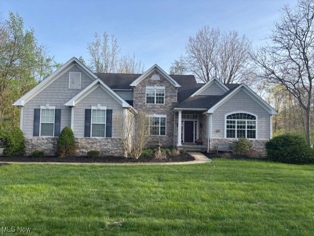 This gorgeous 4 bedroom, 3 bath Colonial built in 2004 sits on a private 1.49 acres in the highly prestigious Cherrywood Crossing Development, across the street from Greenleaf Park. First floor offers a spacious office and owner's suite, a two-story great room complete with gas fireplace, floor-to-ceiling, wall of windows and coffered ceilings. Chef's kitchen comes equipped with stainless steel appliances, granite countertops, and center island. Tons of natural sunlight shine throughout this luxurious open concept build! An office, formal dining room (featuring tray ceiling), half bath and laundry room complete the first floor. Second floor houses three bedrooms and one full bath with double sinks. The newly finished, high-ceiling basement "masterpiece" (2020) includes over 1000 square feet of paradise living - including an exercise room, half bath and a state-of-the-art theater room. Outside area includes a multi-level deck (upgraded 2020), large newly fenced in back yard (vinyl fencing) (2020), basketball hoop, and trampoline and offers spacious room in both front and back yards. Plenty of storage area downstairs. Additional new updates from owners include a gas range (2023), dishwasher (2023), washer (2024), water pressure tank (2025), septic pump (2025), new paint on main/upper levels (2024) and a 30-year guaranteed shingle roof (May 2025) . Property shows like a brand new home! Call for a showing. Won't last long!