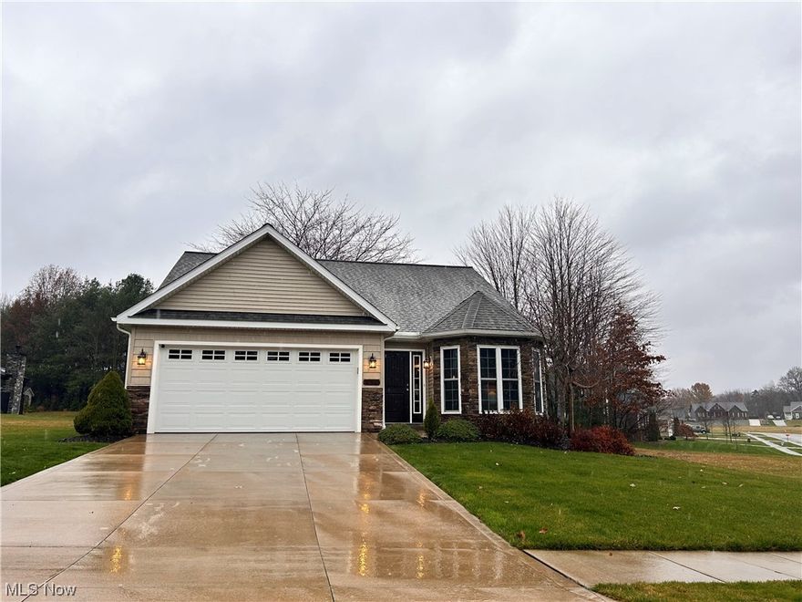 Beautiful and Move in Ready.  This 3 bedroom, 3 full bath contemporary home has been meticulously maintained and ready for you to call Home.  Open Living concept with a vaulted Living room and Gas Fireplace, Modern kitchen with granite countertops, newer appliances, plenty of storage and a oversized Breakfast Bar with 4 stools.  The Dining room is perfect for formal or everyday dining.  The two Bedrooms on the first floor consist of the owners suite with a large closet and on suite with a walk in shower, and the second bedroom currently being used as an office.  First floor laundry room.  The upper level has a beautiful open loft overlooking the living room and kitchen along with another bedroom and full bathroom.  Sliders to the back patio overlook the spacious back private back yard complete with an oversized $20K shed.  2 car attached garage.  So much to offer in this beautiful home in the private Fox Hollow Development within close proximity of shopping, restaurants, schools, and beautiful downtown Garrettsville.  James A Garfield Local Schools.