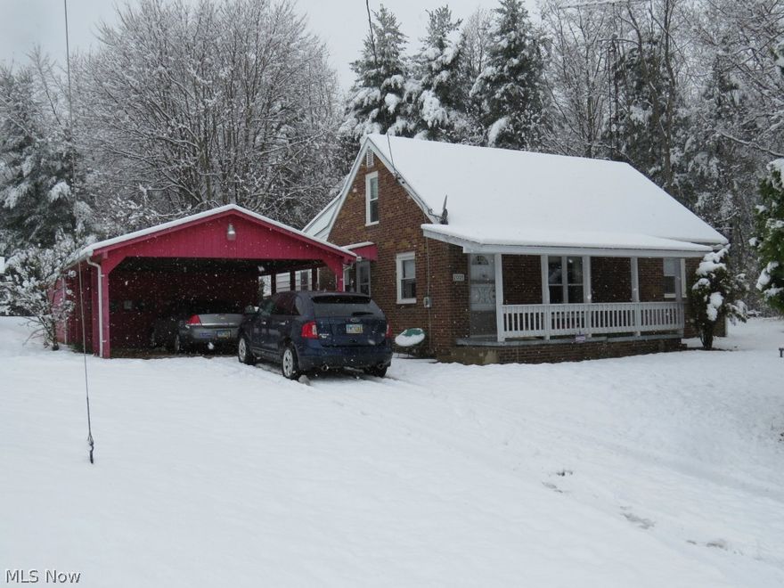 Great Priced Country Bungalow  4 Bedroom Home on .25 Acre! Well kept brick and vinyl home with 3 bedrooms on main floor and 4th bedroom upstairs. Home has replacement windows, some newer appliances, security system,  new septic system just installed, storage shed, and 2 car detached garage with carport too!
Total taxes without Homestead Reduction are $1026.22 per yr. Call to view this country home!