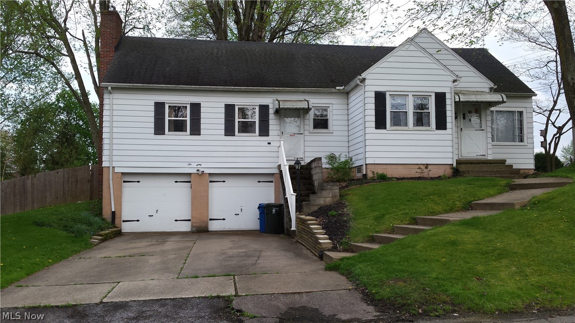 Great location and lots of room both inside and outside of this four bedroom, one bath cape cod in Barberton. The huge family room, with a wood-burning fireplace, is the perfect place for relaxation or entertaining. The seller is leaving the surround sound system in the family room for your pleasure. The family room opens to a large deck and a totally fenced back yard. If a pool is in your plans, the back yard is already wired for a pump. The bonus room on the second level is off of a bedroom and perfect for an office/computer room, a playroom or a sitting room. The basement was waterproofed approximately nine years ago and has a transferable lifetime warranty. Updates include some new flooring this year, high efficiency furnace and air conditioning approximately 9 years, roof approximately 10 years, some new windows within the last 6 years and hot water tank in 2016. There is tons of storage in the second level and the two car garage and basement offer additional storage area