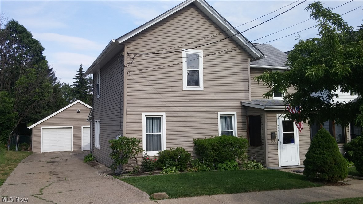 Move in condition. Nice 5 bedroom two story with large 2 car garage and nice composite deck. Siding, windows, gutter and roof are all fairly new. This home has large rooms, a great deck with fenced in back yard and a closed in screened front porch. The upstairs master is huge but the home also has two nice size bedrooms on first floor which are connected. House is nice. Owner priced for fast sale without repairs. Home was rented for the last 5 years.
