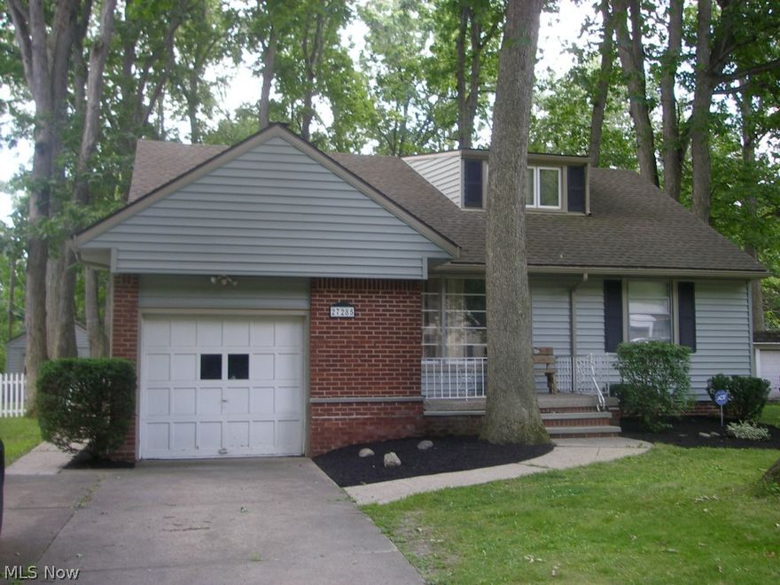 The opportunity to live in one of Westlake's most desirable and convenient areas! Charming bungalow with so much to offer and endless potential! Hardwood flooring throughout the first floor help make this home warm and inviting. Siding and gutters, 2011. Roof in 2010! Furnace approximately 7 years young! Basement with bar and glass block windows would be perfect for playroom, family room or "man cave"! Ample storage throughout the house! Large master suite upstairs complete with full bath and extra closet space! Enclosed patio leads to deck and roomy back yard with a "metro park" feel, along with an extra garage with electric and water! Move-in ready! Seller related to agent.