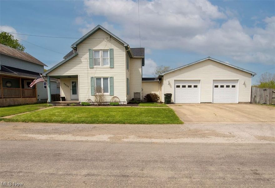 Welcome home! This beautifully Updated, Spacious, Move-in ready 3 Bedroom home located in Lisbon, Ohio. This home has been remodeled/updated throughout: Completely updated room by room. From the breeze way, into the large kitchen with tons of storage, two full bathrooms on the first floor in addition to the first-floor laundry. Dining room and lots of windows that bring in the natural light. New carpet was installed May 2023 in the hallway, on the steps, and all 3 bedrooms upstairs. This one offers a large back yard that is completely fenced in and covered porch area for all of your entertaining needs. Don't forget about the Ginormous Two Car Attached Garge with additional room. The Refrigerator, Dishwasher, Range, Microwave, Washer and Dryer Will Stay! New Roof completed in May 2023. Tons of curb appeal with this one and covered front porch. Close to town, shopping and the freeway. Don't delay call and schedule your showing today!