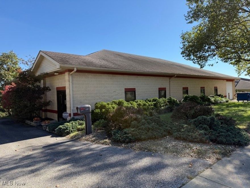 Discover a versatile industrial opportunity in the heart of Barberton's business district. This well-maintained 6,000 square foot facility offers a balanced layout ideal for a wide range of light manufacturing, distribution, or service operations. The property features approximately 4,500 square feet of open industrial space, providing ample room for production, storage, or equipment use. The 1,500 square feet of finished office area includes private offices, a reception area, and employee facilities, perfect for
administrative or customer service functions. Conveniently located near major transportation routes, 95 16th Street provides easy access to I-76, I-77, and the Akron metropolitan area. The building's layout supports efficient workflow and offers flexibility for future expansion or customization.