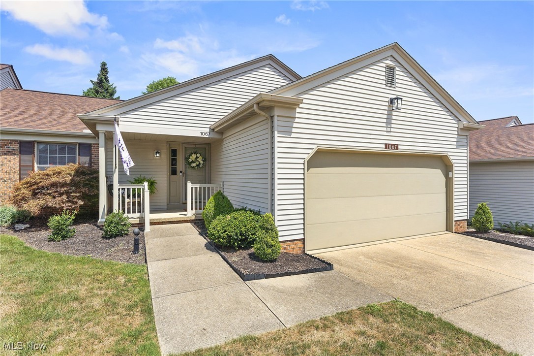 This gorgeous 4 bedroom,3 full baths cluster home has many features and updates and is definitely one not to miss! 2 car garage with nature stone flooring! Oversized foyer leads you and your guests into the living room and dining room with vaulted ceilings. The living room features a gas fireplace and patio door that provides natural light and brings you out onto the recently updated Treks deck. An additional feature is a gas line for your grill that is accessible on the lower right hand side of the sliding glass door! The eat-in kitchen boasts a breakfast bar and ample counter space; cabinets and pantry. Primary bedroom has double closets and a private bath that has been updated and is stunning!!! Main floor also includes a secondary bedroom and full bath. A full basement that includes two bedrooms, full bath, workbench area/room, storage area and lastly a large living area to host family and friends for every event! Roof was replaced in 2021 and furnace and A/C Unit in 2022. This is move in ready!!