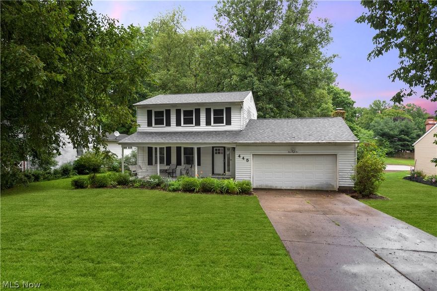 Charming 4 bedroom, 2.5 bath home located on a half an acre with a deep park like wooded lot. Many updates since 2017: including wood laminate flooring throughout the first floor and two of the bedrooms, fresh paint, full fence added to the backyard, enlarging the first floor master suite, added floor to ceiling kitchen pantry cabinets, and so much more!  Roof was replaced in 2016 and front porch in 2015.  Enjoy the family room w/fireplace, skylights & slider overlooks patio and fenced in backyard. This beautiful home is one of a kind. Sellers are including a one year home warranty for buyers!