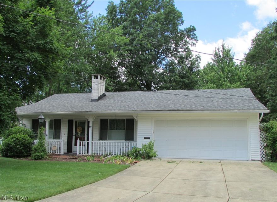 Extremely Well Maintained 3 Bedroom 2 Full Bath Ranch w/Private Gorgeous Lot, A great alternative to a condo, Eat in Kitchen w/White cabinets & all Appliances, Living Room has Fireplace w/Gas Logs  & Built in Shelves  & Leads to the Family Room w/Access to Awesome 18 x 11 Sunroom, On the other side of the home sits the  Master Bedroom w/Full Bath with Shower & Two other nice Size Bedrooms, All Rooms have Ceiling Fans & Window Treatments, Laundry Room w/Washer & Dryer & Built in Cabinets, There is an abundance of Storage throughout, Garage has Glass Block window,  Access Door, Workbench, and has an extra space to work on projects, Plus  a Utility Sink, and Attic w/Pull Down Stairs, Have your morning coffee on the front Porch or enjoy Sitting in the Sunroom which is like sitting in the Metroparks, Off the Sunroom is a Patio and at the side yard is an Amish Built Shed, Newer Roof, Windows, Driveway, & Hot Water, This home has great Living Space and is awaiting a new Family. Not much to do