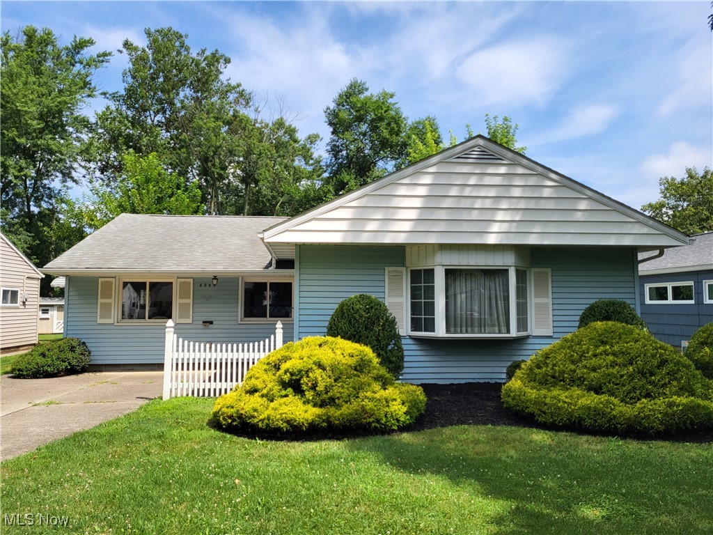 Parma Heights Ranch, 3 bedrooms, updated bathroom, new flooring throughout home, freshly painted, central air, garage converted to large family room plus laundry area, storage shed, fenced yard