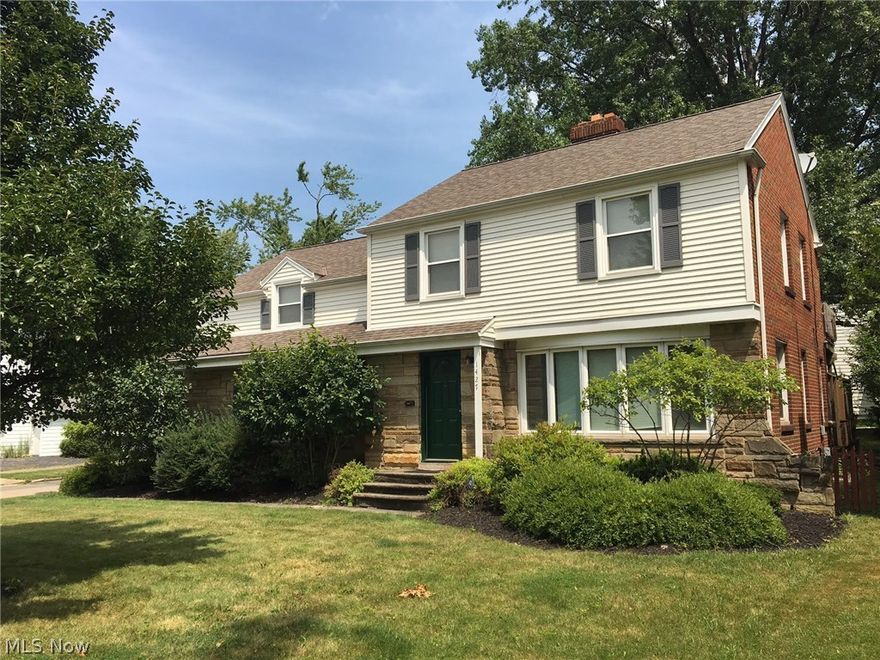 Large Lyndhurst Colonial with many updates! About 1500 sq ft of total living space, including the basement rec room which includes pool table, bar, and fireplace! Other features include: remodeled kitchen, formal dining room, huge living room with fireplace, 2 -tiered deck, 2-car garage, hardwood floors, security system, master bedroom with double closets, central AC. Not your average rental! Includes stove, refrigerator, and microwave. Move right in!