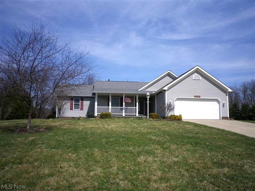 Well cared for ranch on dead-end street in Long Meadow!  .7231 acres-foyer entry-cathedral ceiling & gas log fireplace in great room-open kitchen/dinette w/access to 16x24 deck, includes gazebo.  1st floor laundry-master suite offers walk-in closet, full bath w/updated granite counters & ceramic tile floor.  Partially finished lower level offers possible 4th & 5th bedrooms.  Newer roof 2013, appliances 2013 & updated main bath 1 year ago.
