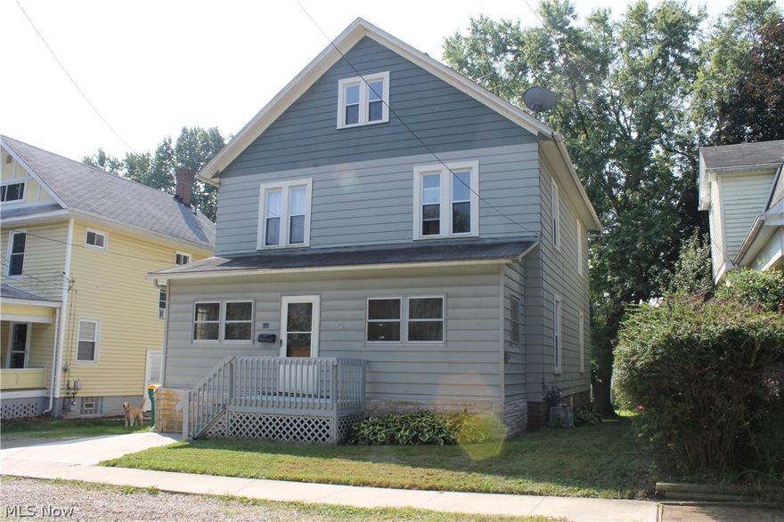 4 bedroom, 1.5 bath 2-story home with attic. Close to the College of Wooster. Newer windows, ceiling fans in all rooms, enclosed front and back porches. All appliances including stove, refrigerator, microwave, washer, and dryer. Home was rewired in 2015.