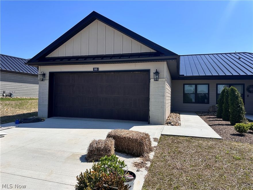 TO BE BUILT. SINGLE FAMILY PUD HOME SIMILAR TO A CONDOMINIUM. Near being completed. Discover our new construction single-family PUD homes, similar to condominiums, at Trails Edge Estates in Millersburg, Ohio. These open floor plan condos feature 2 Bedrooms, 2 Baths, and a 2-Car heated garage for single-level living. Constructed with eco-friendly ICF walls for superior strength and energy efficiency, metal roofs, and durable Diamond Kote® Siding, they connect to city water, sewer, and natural gas. Enjoy an open concept kitchen & living room with vaulted ceilings, stainless-steel appliances including gas stove, fridge, microwave and garbage disposal as well the electric hookup for the dryer, and a cozy den. The master suite includes a walk-in closet, shower, and dual vanity with Quartz countertops. All bedrooms are carpeted for comfort. Located conveniently near employment places, hospitals, and state routes, these condos also come with a 10-year tax abatement in Millersburg. Reserve yours today. GPS coordinates: 40.565488, -81.924592.30