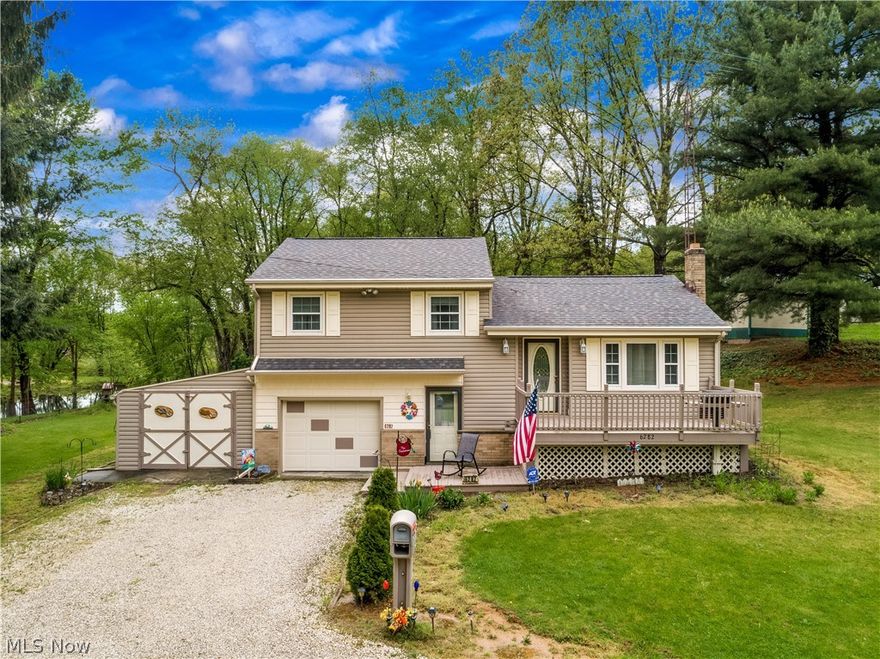 Welcome to this incredible, one owner home situated on over half an acre.  Located in Manchester School District and just minutes to Portage Lakes, shopping and restaurants, yet seems like you are miles away from it all. Three bedrooms and full bathroom complete the upper level, first level has a large eat in kitchen and living room, off the kitchen is a door to the spacious backyard where there are beautiful gardens and seating area.  A couple steps down is the mudroom/utility room where the washer and dryer is located with plenty of room to greet your guests or for extra storage room for coats, shoes etc.  Lower level has a finished rec room.  Some updates include: roof 2018; Furnace/ac 2007; siding, shutters, deck within past 10 years.  Schedule your private showing today, this home will not last long!