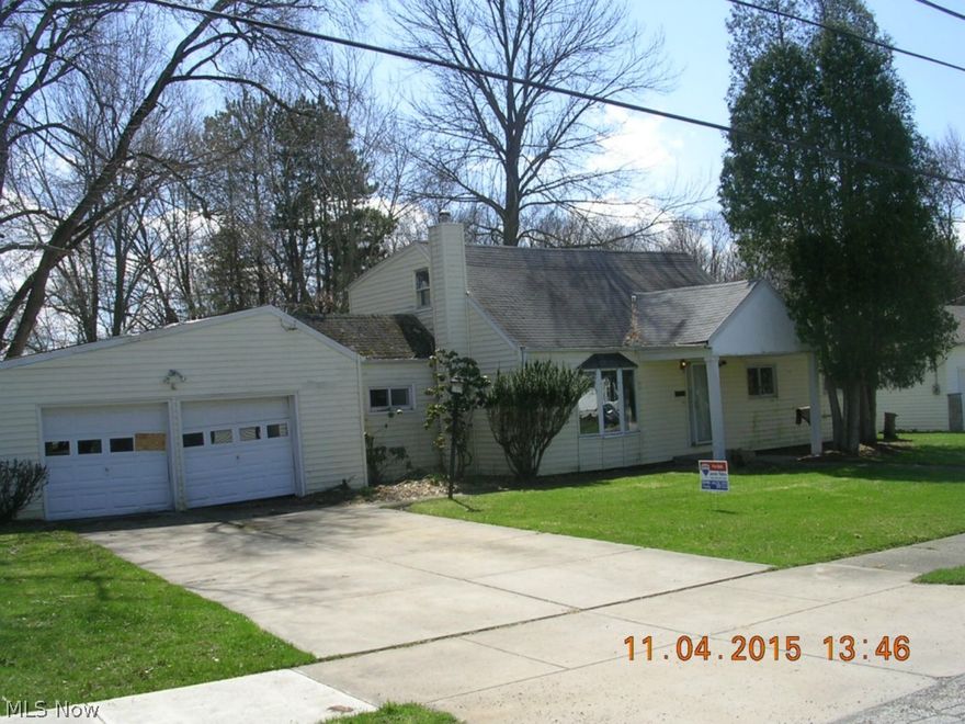 Spacious 5 bedroom and 2 full bath home on a quiet street ready to be yours.  Large living room with fireplace and tons of natural light, spacious kitchen, full bath and 3 bedrooms on the main floor; 2 bedrooms and another full bathroom on the upper level. The full unfinished basement gives you even more storage room. There is a large and private back yard with patio great for entertaining. 2 car attached garage. Don’t pass up this opportunity. All offers must be submitted with pre-approval letter or proof of funds. Buyer to assume any/all city POS violations.