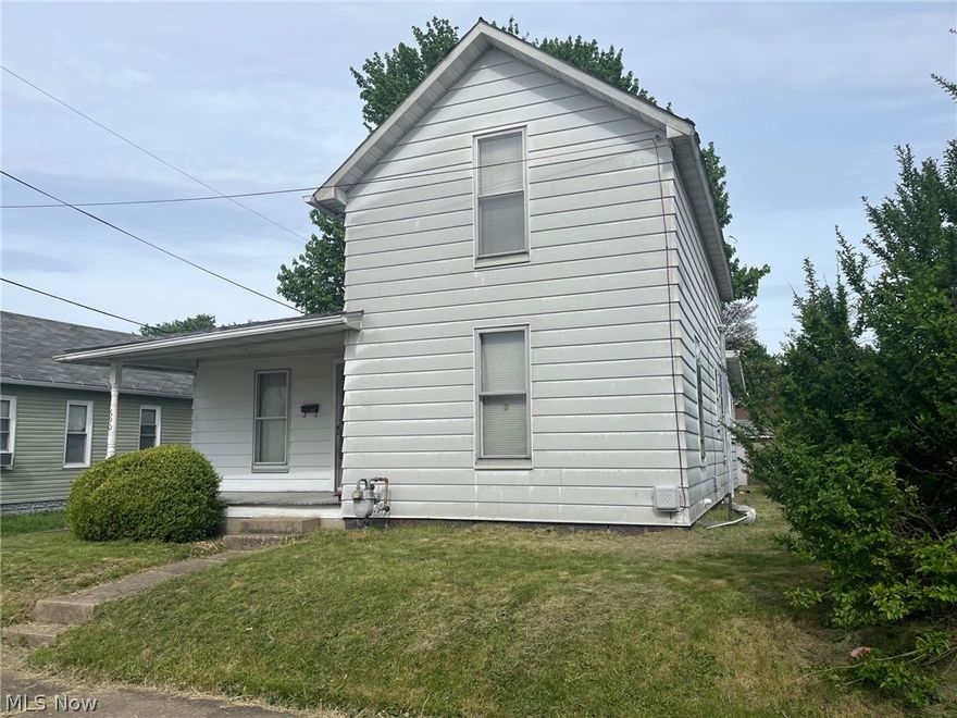 Three bedroom, Livingroom, dining room, large eat in kitchen, enclosed back porch, covered front porch, 1-bathroom, full basement, 43.5’ X 133’ corner lot with a detached garage. Gas furnace with central air. Taxes are $649.49 per year. Don’t miss this great starter home or investment property. 
Terms: $3,000 nonrefundable down payment day of auction. Balance due at closing in 45 days. No financing contingencies. Bank letter of approval. Any required inspections must be completed prior to bidding. Taxes to be prorated to date of closing. Property sales as-is.