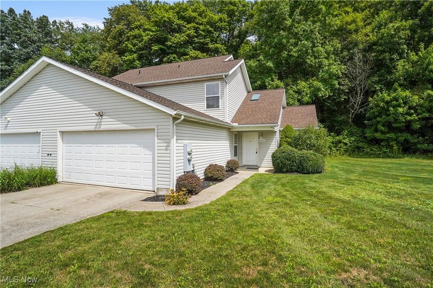 This fully updated maintenance free condo is the perfect home you have been looking for! The interior is move-in-ready and has an open concept with a large beautiful eat-in kitchen! Nice size living room with vaulted ceilings!  On the first floor there is 1 great size bedroom and a  updated full bathroom! First floor laundry! Upstairs has 2 great size bedrooms that share a spacious full bath! 2 car garage attached garage enters into the mudroom!