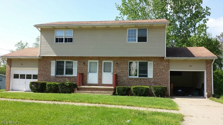 Side by side duplex - each unit has 2 bedrooms, 1.5 bath, walk-out basement with patio. Tenants pay all utilities.