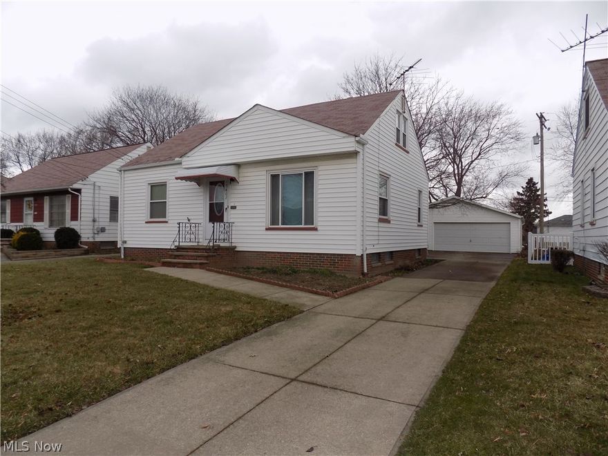 Welcome to 15402 Willman Ave. This beautiful home offers 4 bedrooms, 1.5 baths and an oversized 2x car garage.  Two bedrooms on the first floor and 2 on the second. Basement is a full finished basement. Newer vinyl siding, windows, furnace. All Appliances stay. Nice size yard. This one wont last long. Solid home, call to schedule your private tour.