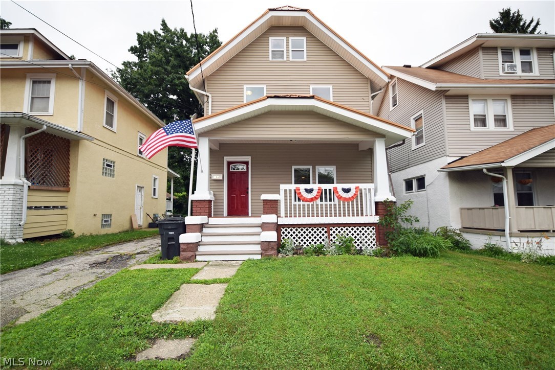 If you’re looking for a home that you don’t need to fix up, look no further! This 3-bedroom, 1-bathroom home in Akron is beautifully renovated and move-in ready. This spacious home has a bunch of new features, including carpet, wood floors, neutral paint, windows, and a metal roof. Along with these updates, the house also has a newer hot water heater/furnace and central air. The front porch spans the width of the house, allowing it to be a great place to sit and enjoy the outdoors. Don’t miss your chance to make this home yours! Call today for a private tour.