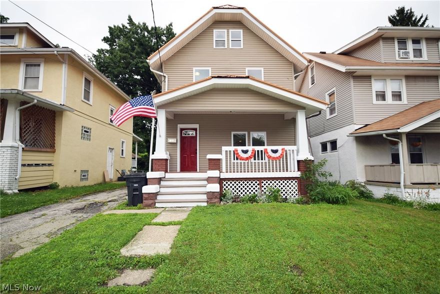 If you’re looking for a home that you don’t need to fix up, look no further! This 3-bedroom, 1-bathroom home in Akron is beautifully renovated and move-in ready. This spacious home has a bunch of new features, including carpet, wood floors, neutral paint, windows, and a metal roof. Along with these updates, the house also has a newer hot water heater/furnace and central air. The front porch spans the width of the house, allowing it to be a great place to sit and enjoy the outdoors. Don’t miss your chance to make this home yours! Call today for a private tour.