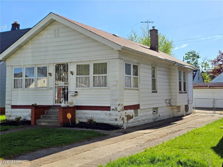 Calling All Investors!  Featuring a Desirable West Side Ranch with 2 Bedrooms, 2 Full Bathrooms and a Partially Finished Basement... a Rare Opportunity With HUGE Upside!  Property Features a Newer Hot Water Tank (2023), Vinyl Replacement Windows Throughout, Glassblock, 2 Car Detached Garage and an Enclosed Front Porch.  Convenient Location Just Minutes from Shopping, Grocery and Downtown!  Yard is Fully Fenced and Perfect Size for Gatherings or Enjoying the Upcoming Cleveland Summer!  This Home is Being Sold As-Is and Seller Will Make No Repairs.  Home is Ready to Update Bring Your Vision to Life!  Don't Wait, Opportunities Like This One Only Knock Once!  Agent Related to Seller.