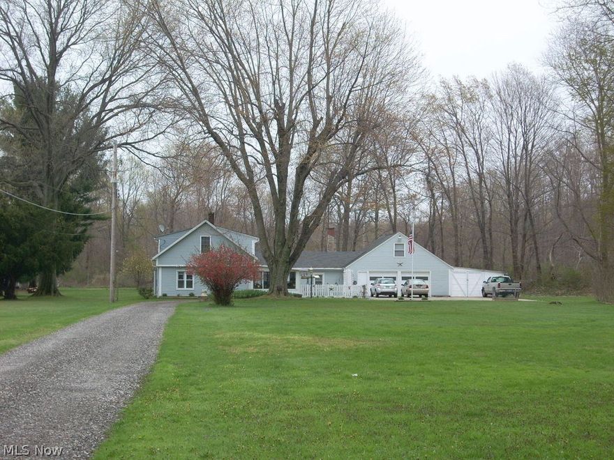 Wow - a lot here for the price!  The huge lot is located at the end of a dead end street and is quite private with room for a huge garden(with a well to water it or wash cars etc)plus plenty of area for kids to play or whatever else you want to use it for! The house offers a first flr bdrm and lots of extra space - a bonus rm upstairs off the one bdrm which could be a 4th bdrm or playroom, a nice enclosed breezeway off the kitchen and a big sun room!  The utility rm, not far from the kitchen,  has a big pantry.  Then there is the attached garage that has an overhead door to the back yard and two rooms above. One 16x11 that is finished and one 15x15 that is dry walled but needs finished! Plus there is a 14x31 attached shed for mowers & yard tools etc.