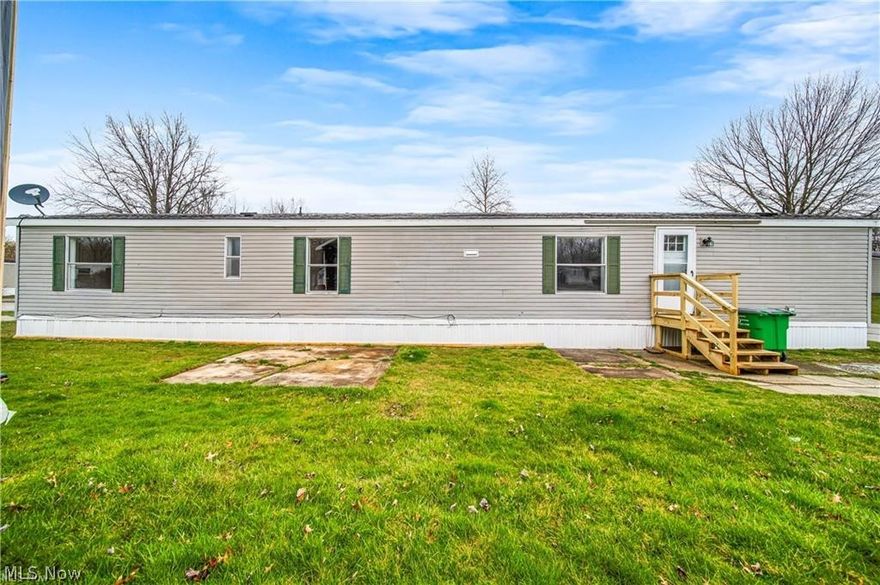 **The seller is offering a generous $1,250 allowance towards appliances of your choice!**This mobile home offers comfort and convenience as it is close to Geneva-on-the-Lake, downtown Geneva, and wineries. Inside you'll find three bedrooms and two bathrooms in an open floor plan with ample space, and an open kitchen with a built-in breakfast bar, perfect for entertaining. The flooring has been updated and this home is ready for your personal touch! Austin Woods has transformed with new ownership and they are continuously improving the community, schedule your showing today!