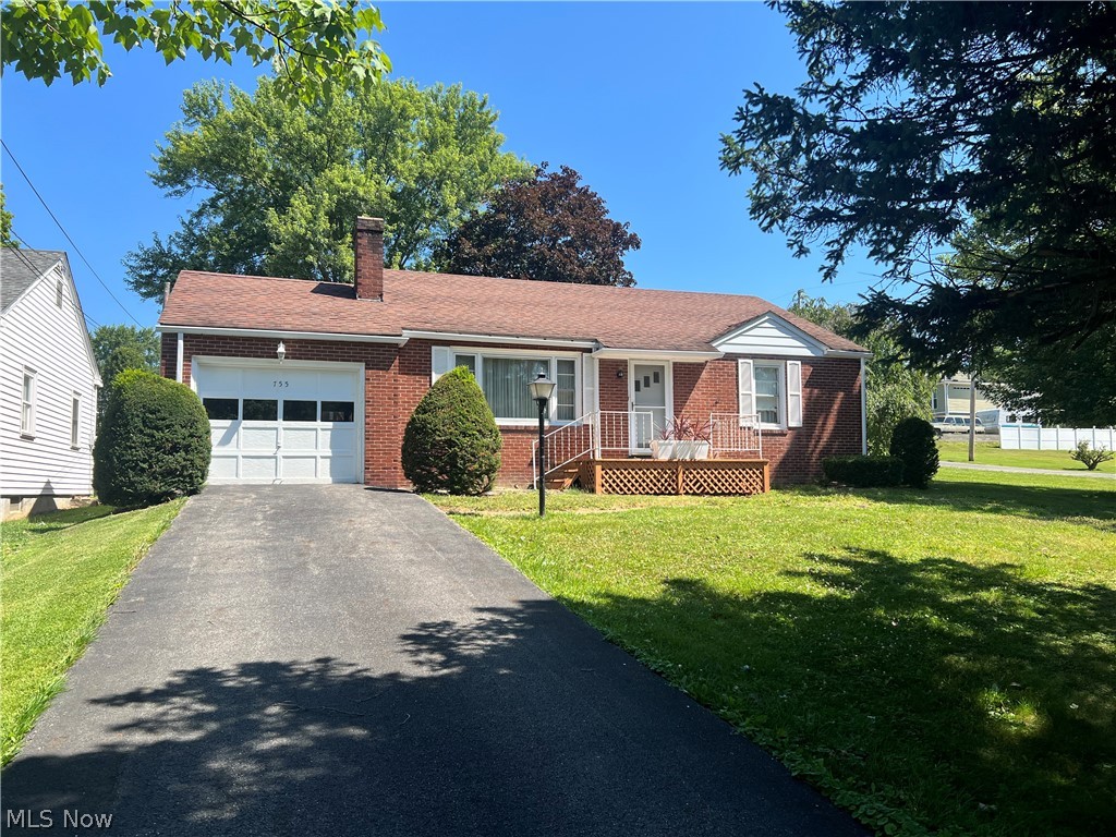 Solid Brick ranch home that sits on a corner lot in a nice, well-maintained neighborhood. Blacktop driveway, 1 car attached garage, nicely laid out simple floorplan. There is hardwood flooring under the carpet, and a very nice, enclosed back porch to relax and enjoy the warmer weather on. If you should need more square footage, the basement could easily be made in a family room, or for the handy man enjoy the workshop that it currently has. For all you home makeovers out there, this is the home for you. Good bones, and an empty canvas. Updates include New 200 AMP electrical box and new service mast entrance cable. Schedule your private tour today!