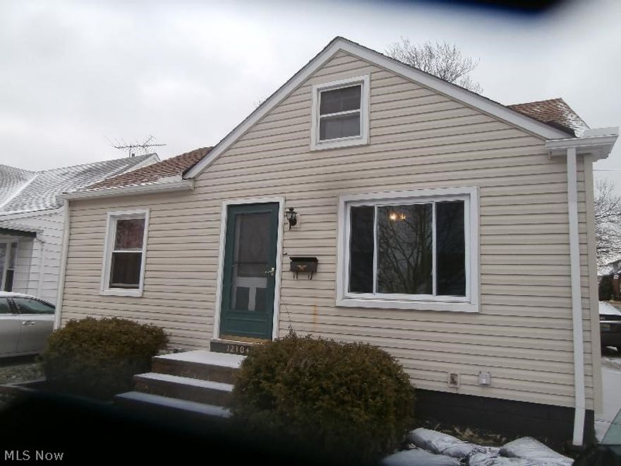 Wow!!  This house will Wow You!!  2Bdrm 1 Bath 1032 Sq Ft Vinyl Sided Cape Cod with 2 Car Detached Newer Garage with Loft Area.  All Newer Mechanical Systems-Furnace, AC, Electric, Siding, Roof, Patio and More.  Home has unfinished upper level, which could be easily finished into 3rd Bdrm.  Newer Eat in Kitchen, Full Partially 'Finished Basement with Rec Rm (Bsmt has Glass Block Windows).  What a Gem!!!