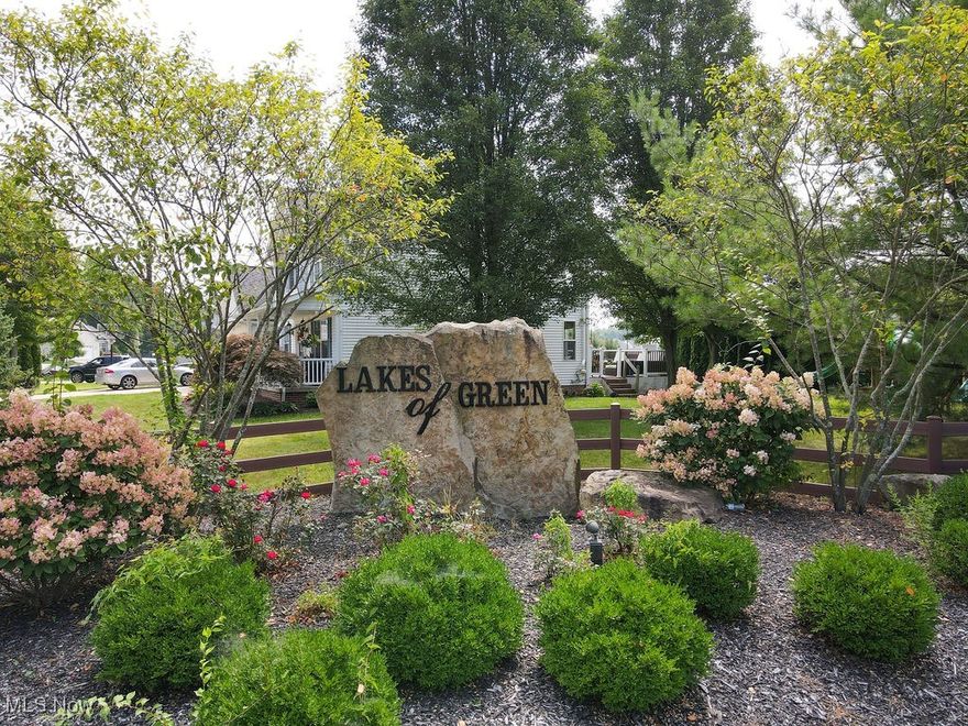 Don't miss your oppotunity to build your dream home in the sought after Lakes of Green!  This location lies close to Hartville, Green and quick access to I-77.  This lot sits next to two lots that are owned by the HOA.
