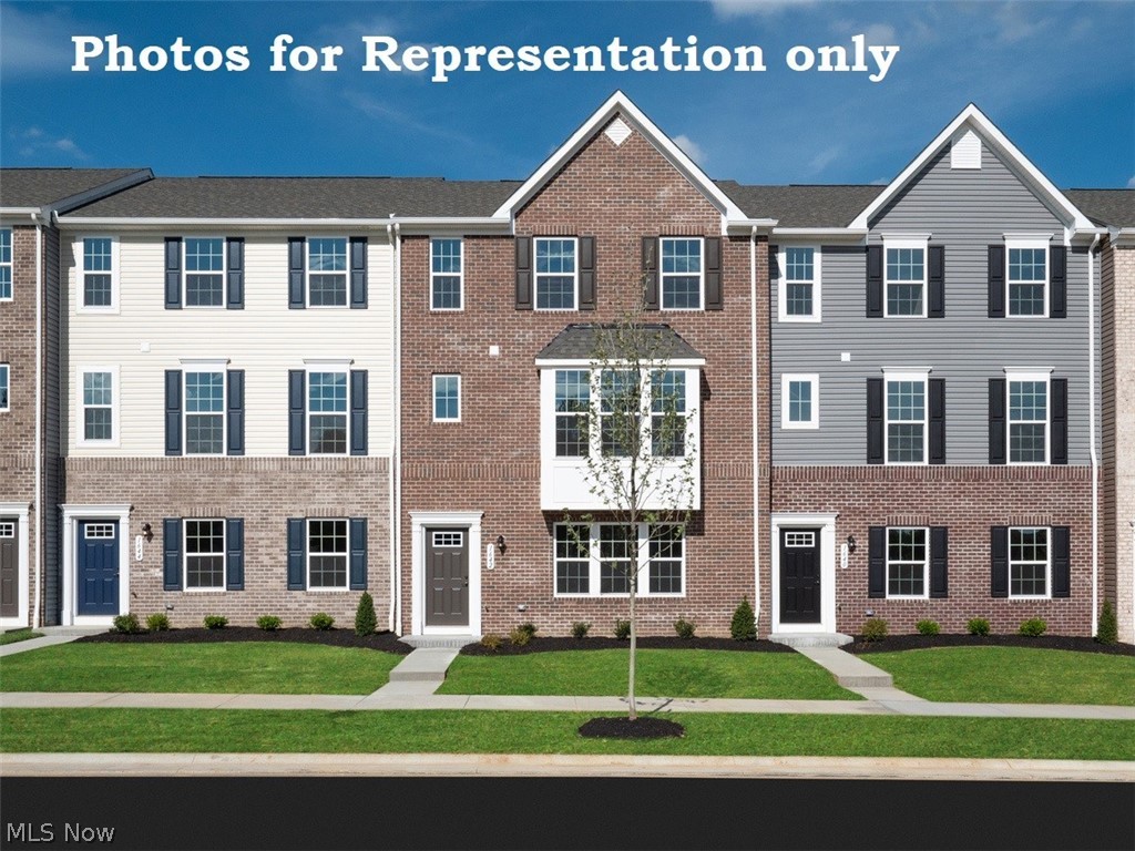 Quick Move-In! Towns at Steels Corners is all about location and convenience! This Northern Cuyahoga Falls community is right off Steels Corners Road, and one minute to Route 8. Commutes to Akron and Cleveland for work or play are made that much easier! Plus, you are moments to additional conveniences in Stow as well! The Wexford townhome floorplan with open-concept main level provides a modern multi-level layout that adds excitement to daily living! This unit features an oversized kitchen which creates the perfect command center for cocktails and snacks, meal prep, or getting a little work out of the way! Upstairs you will find 3 bedrooms and the convenient laundry area. Your owner's suite has been outfitted for luxury with a wardrobe-sized walk-in closet and dual vanity en suite bath! You’ll also love the extra storage in the lower level and 2-car garage. Holiday decorations and sporting equipment will finally be out of your way until next season. Call today to schedule a viewing! Photos for representation only.