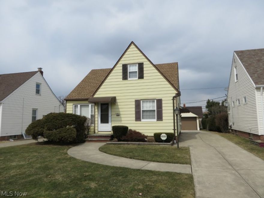 Ready, Set, Move to this 1390 sq ft- 4 bedroom home with finished basement. Violation Free! Furnace and AC fixed in 2009. New Roof 2012. Driveway and windows replaced- Living Rm & Dining Rm carpet 2009. Kitchen floor 2009. Recreation amenities include public pool & ice skating rink. Near interstates 480 & 77. Call for a Time Today!