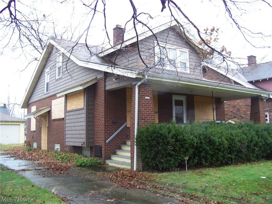 PUBLIC AUCTION: Tuesday, January 26, 2016, @ 4:00 PM. Featuring: Brick Cape Cod style home with the first floor having a living room with fireplace, dining room, kitchen, 2 bedrooms, and a full bath. The second floor has a bedroom with a half bath, and an unfinished storage room which could easily be finished into a 4th bedroom. Natural wood trim and hardwood floors under the carpeting. There is a full basement with an updated furnace, electric service, and glass block windows. The exterior has replacement windows, newer vinyl accent trim, covered front porch, and a 2 car detached garage.  Auction by order of the owners guardianship. 
TERMS: NO buyers premium. 10% non-refundable deposit due at time of auction. Balance at closing within 30 days. Property sold AS IS. All inspections must be done prior to auction. Subject to Probate Court Approval. Call auctioneer before to view or final viewing one hour prior to auction. Brokers recognized with 48 hour pre-registration. All information