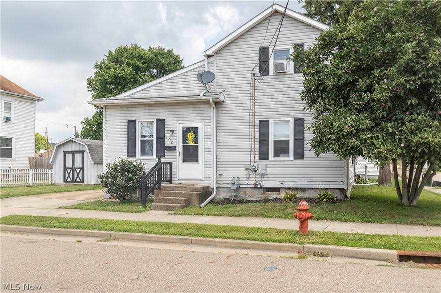 This adorable house in Minerva is priced to sell! 3 beds, 2 baths with updated kitchen and new flooring throughout. Basement has lots of storage space with nice shelving built ins. Enjoy family cookouts on large deck connected from kitchen for easy entertainment. White picket fence surrounds lot that includes large shed. Home warranty is included. Come see it before it's too late!