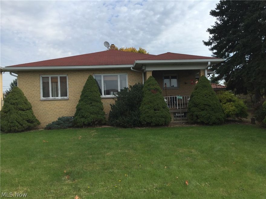 Cute 3 bedroom brick ranch with 1.5 baths. Large master bedroom with hardwood floors and a half bath. Kitchen is completely remodeled with new cabinets and new flooring going through to the dining room. Living room has also been updated with new carpet. Large rec-room in the basement 41x16 allows for a lot more living space. Detached one car garage.