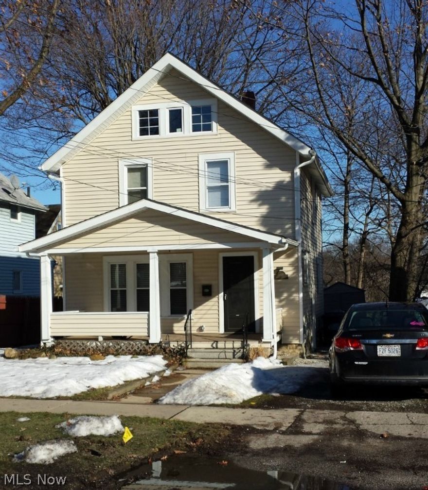Cozy and clean Cuyahoga Falls home ready for the right family! Close to Cuyahoga Falls Riverfront with summer activities and fun for children. Ready to move in with major updates completed in the last 10 years; new vinyl siding in 2008, roof in 2007 (30 year warranty), exterior waterproofing in 2012 (transferrable warranty), 95% efficient furnace and air conditioning in 2008, glass block windows in 2006, remodeled kitchen with oak cabinets and laminate floor in 2009, Bath Fitter tub enclosure in 2008, bathroom sink/cabinet, toilet, and laminate floor in 2009, and newer windows throughout (two windows are older). The two bedrooms with wood floors have new carpet inlays.  The area identified as OTHER is the carpeted attic (peaked roof) with several electrical outlets. Call for an appointment to see why you belong here!