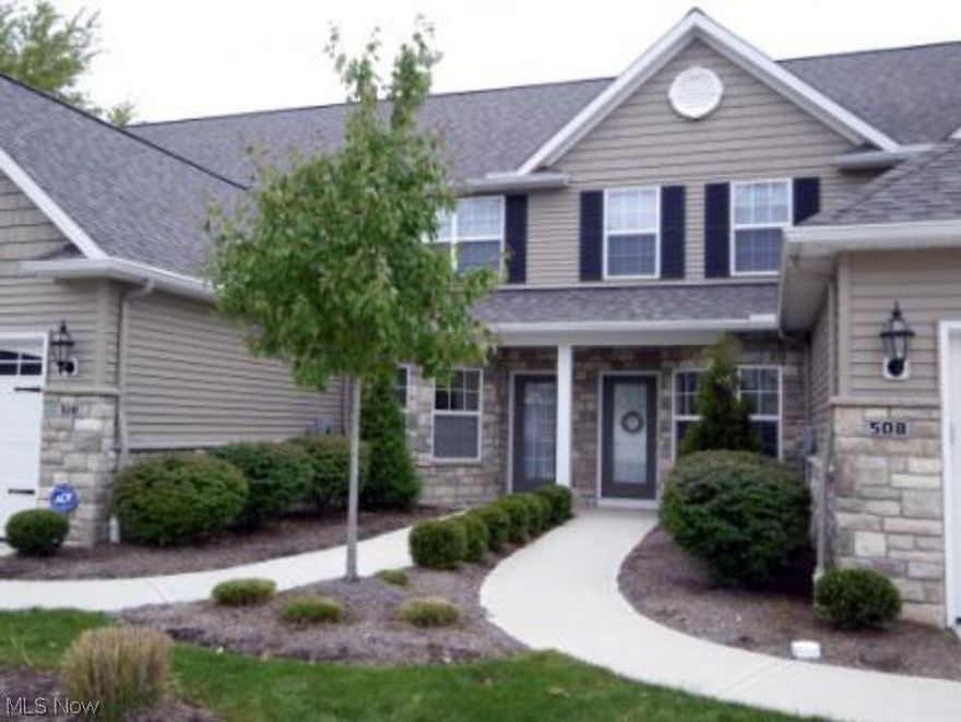 This Gamellia built townhome offers maintenance free living in Avon Lake. 2 minutes from Bay Village or Westlake. Like new construction with luxurious finishes like solid oak hardwood floors, granite tops and stainless steel appliances. Formal Dining & Great Room with 2 story cathedral ceiling and fireplace. Offering a 1st floor master and two bedrooms up. Each bedroom is a suite with its own private bath. There is a storage room on the 2nd floor too! Ready for occupancy 1st week of August.