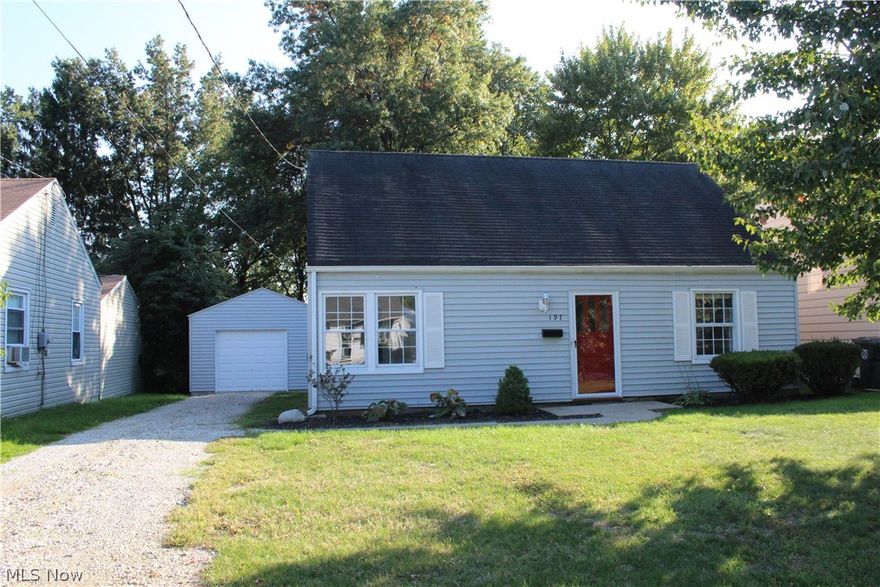 Recently updated 4 bedroom 1 bath with new laminate flooring and paint.  Newer 1+ car garage and nice sized yard.  Move in and make this your home or take advantage of the rental potential.