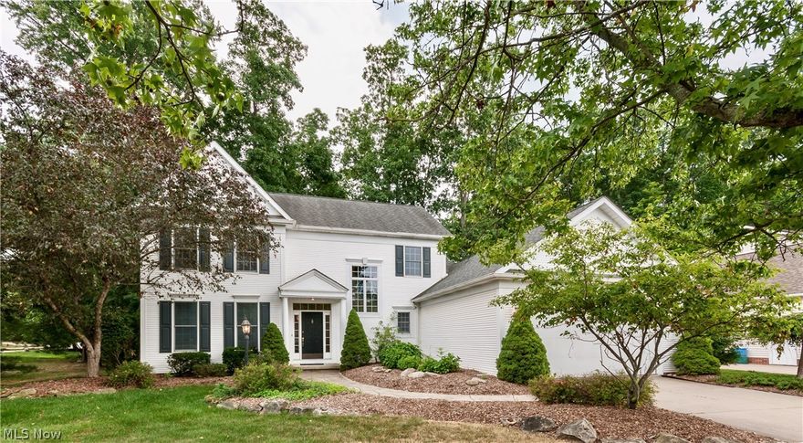 Motivated Seller - Wonderful Forest Meadows Colonial on a beautiful wooded lot. This home features  9'Ft Ceilings throughout the first floor. 1st floor Laundry/mud room. 1 st floor bedroom, perfect for a office or guest room. 1 st floor full bathroom. Large family room with beautiful view of wooded lot. Formal dining room area and formal living room area.  Gorgeous gourmet kitchen with granite countertops, beautiful cherry cabinets and top of the line appliances. Cozy Sun Room leads to the Large Deck. Beautiful Anderson Windows throughout.  2nd floor features 2 large bedrooms with large bath. Cathedral Ceiling in Master and the stunning master bath is a must see. Cambria counter tops, gorgeous tile shower, large garden tub, heated flooring and walk in closets for 2. Over 2800 sq ft above ground plus a partially finished basement with media room and rec room area.  All Appliance stay.  Excellent location.