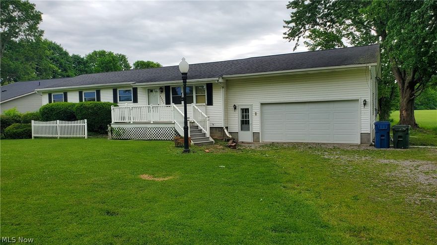 Location and loads of potential! Ranch home features four bedrooms, two baths, full basement, and 24x24 attached garage. Two sheds on property and garden spot. Call today to view this home and make it your own!