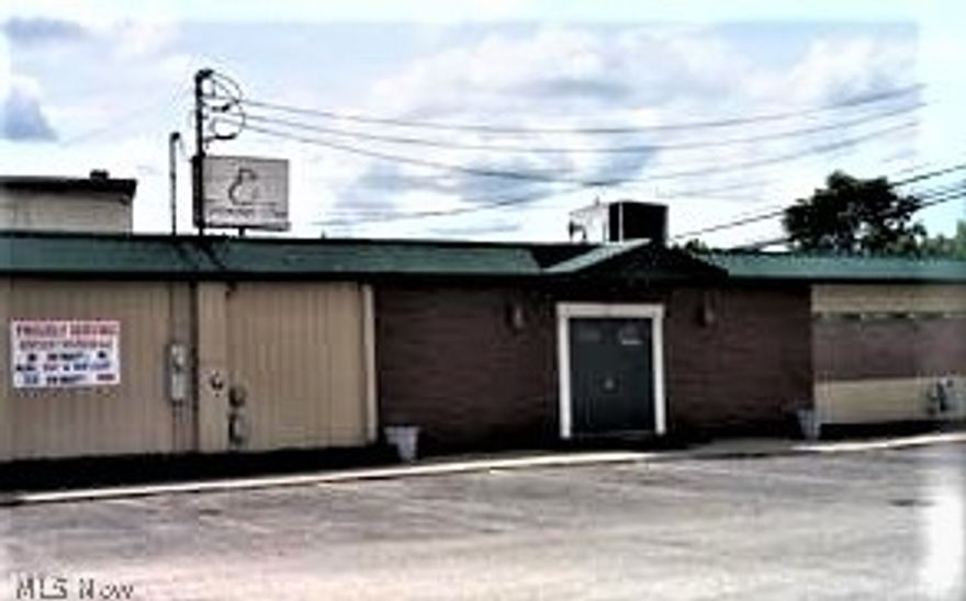 Seller is selling real estate and all fixtures.  Loccation can be a turn key business on day of closing since an established business with patronage is operating on site at present.  SELLER IS NOT SELLING THE BUSINESS AND THEREFORE WILL NOT SHARE P AND L STATEMENTS, TAX RETURNS, ETC.

Lovely pub-like setting operating primarily as a restaurant with the bar business being secondary.  Large back room with a second bar lends itself to parties and meetings with catered service.  

Inventory at closing may be purchased for a lump sum cost.